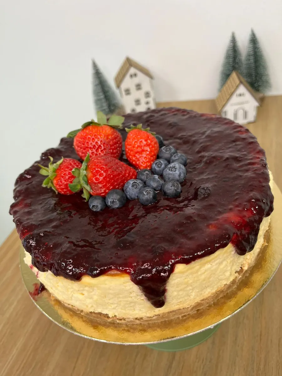 Cheesecake de frutas vermelhas