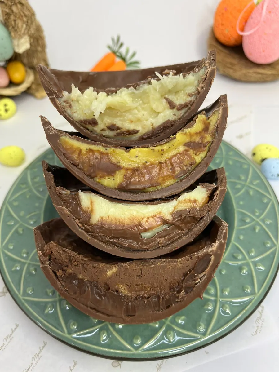 Ovo de Páscoa recheado de coco